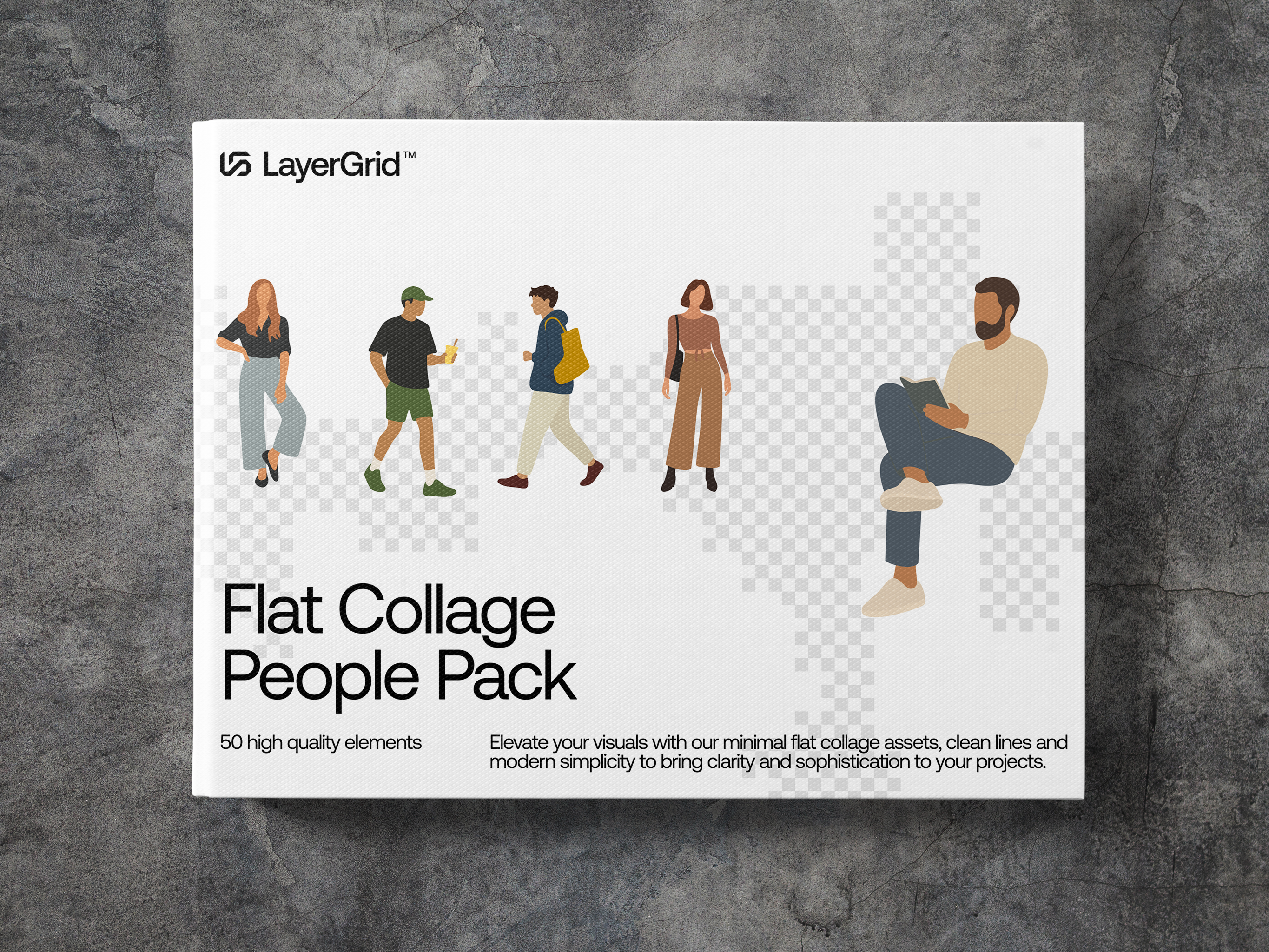 Flat Collage People Pack