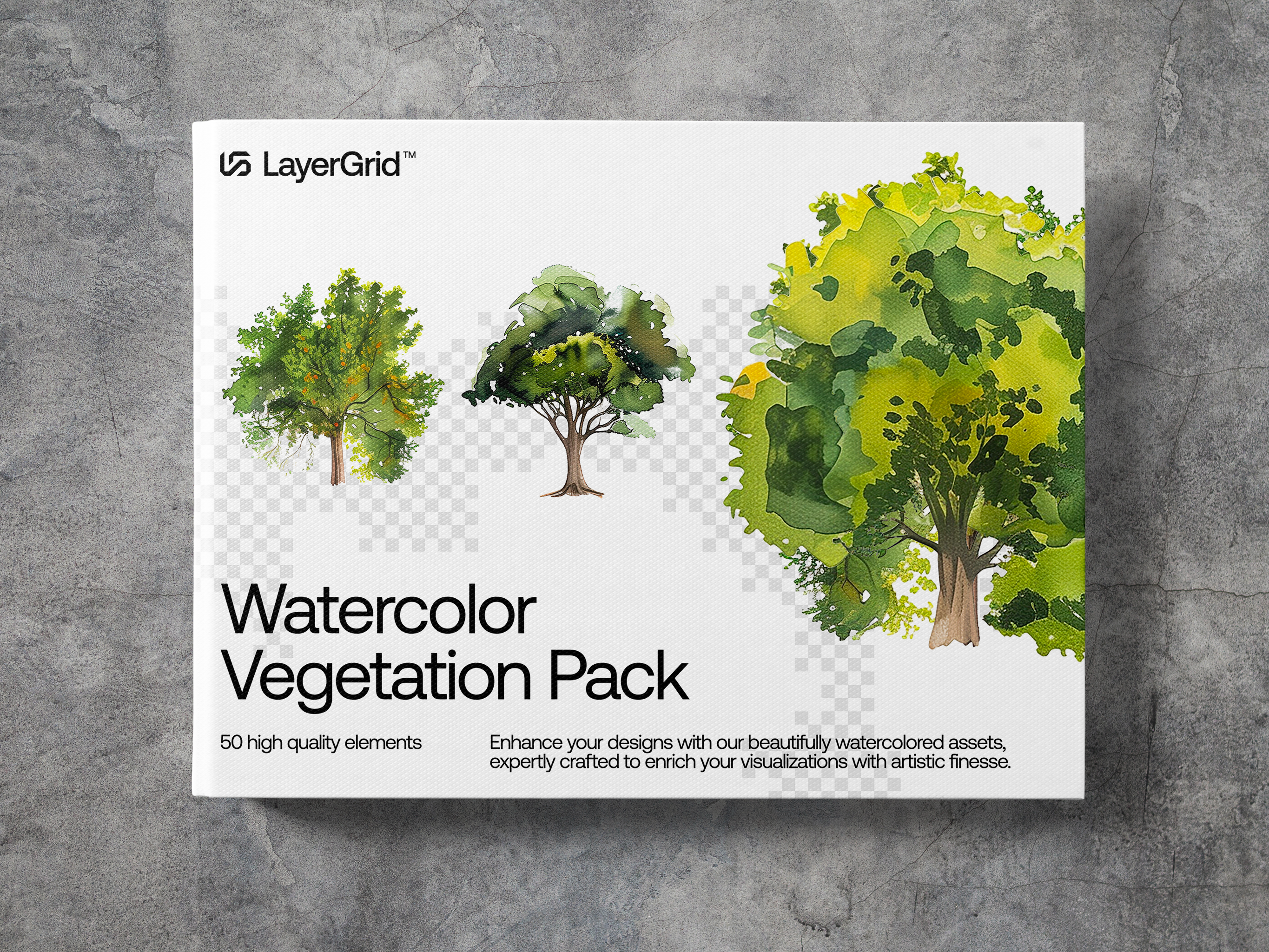 Watercolor Vegetation Pack
