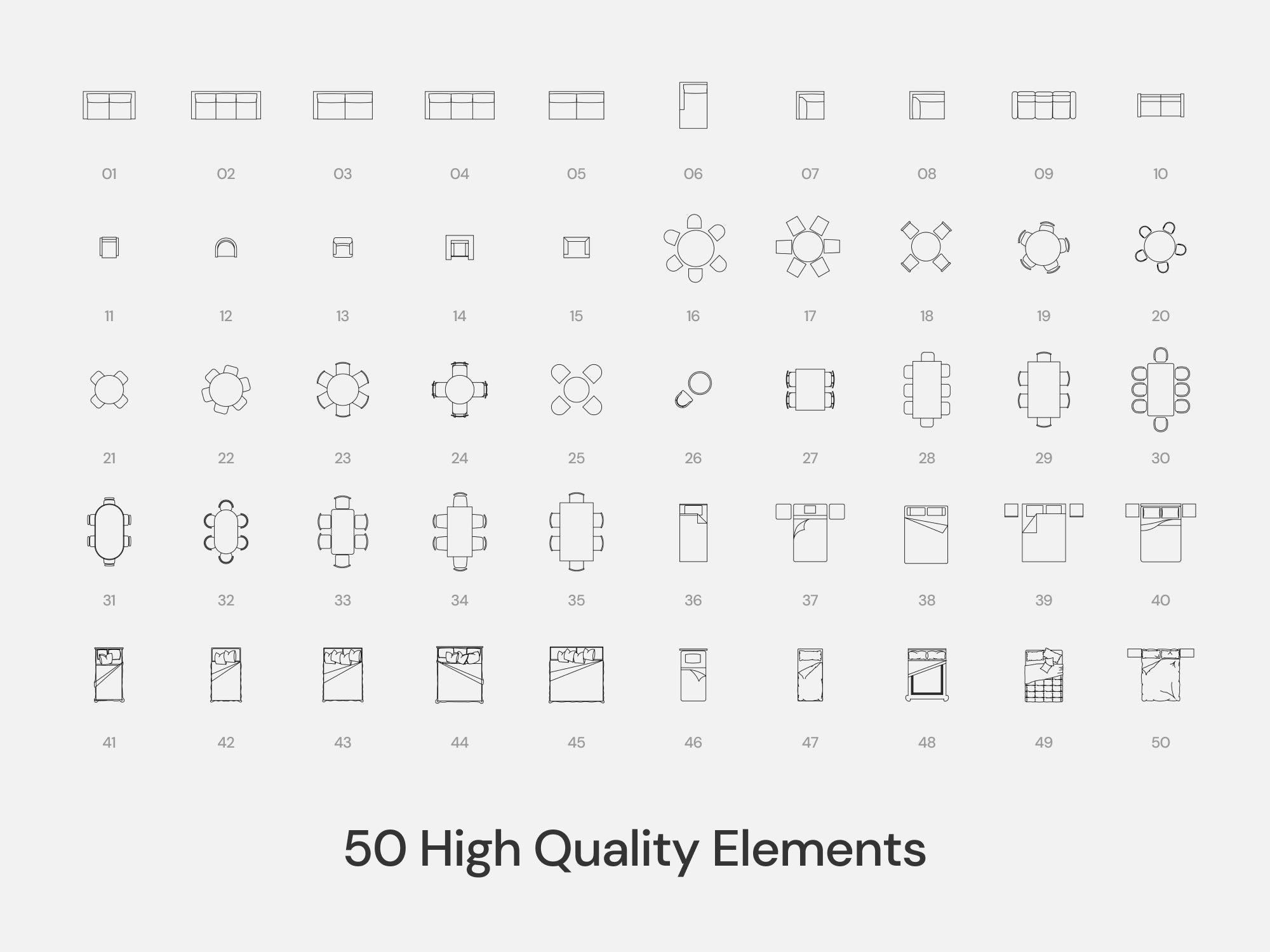 Technical Furniture Pack