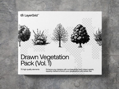 Drawn Vegetation Pack (Vol. 1)