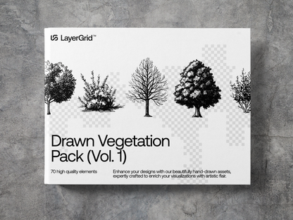 Drawn Vegetation Pack (Vol. 1)