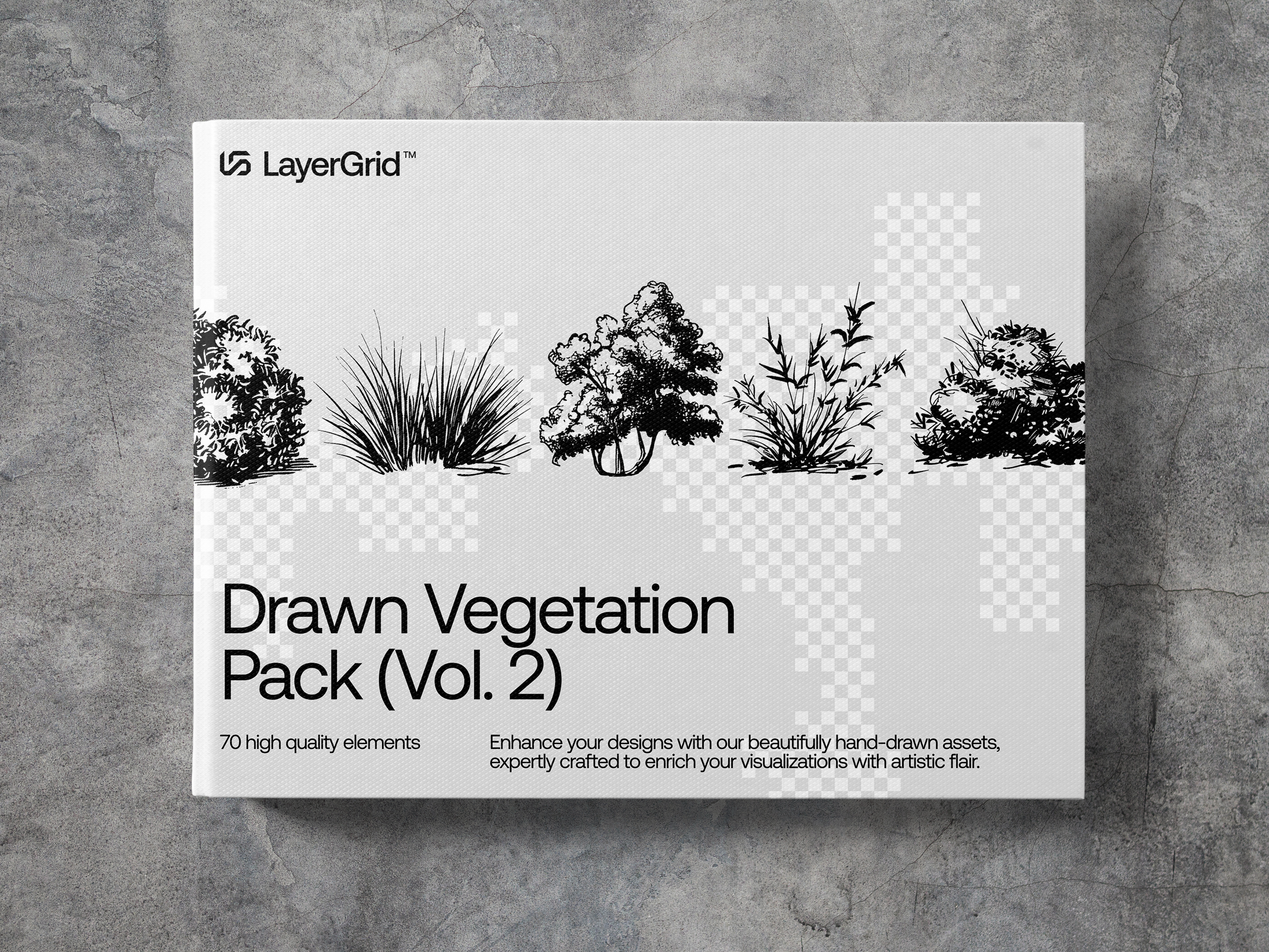 Drawn Vegetation Pack (Vol. 2)