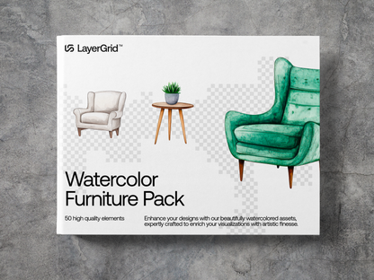 Watercolor Furniture Pack