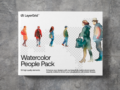 Watercolor People Pack